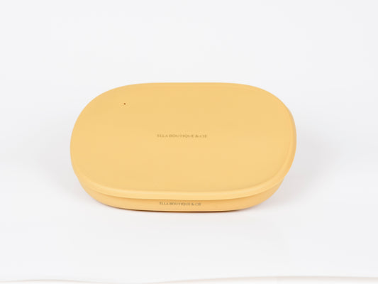 Soleil matinal assiette à compartiments silicone BPA FREE